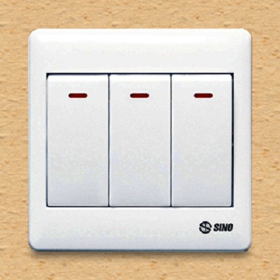 Công tắc ba 1 chiều 10A 250V loại phím lớn Sino S983D1 2 Công tắc ba 1 chiều 10A 250V loại phím lớn - S983D1