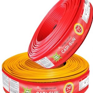 Cáp đồng ngầm 4 ruột cách điện XLPE vỏ PVC Cadisun CS DSTA 3x240+1x150 6 Dây điện Cadisun đôi dẹt VCTFK 2x0.75