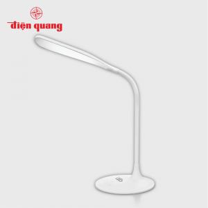 Đèn bàn sạc LED bảo vệ thị lực Điện Quang LDL13B 5W (Pin LITHIUM, 5W, màu trắng, chức năng đổi màu)
