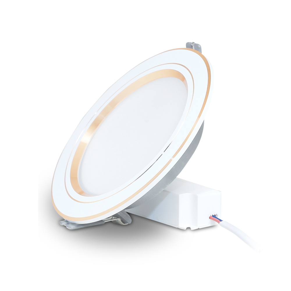 Đèn LED âm trần Downlight Rạng Đông đổi màu AT10L ĐM 110/12W 1 Đèn LED âm trần Downlight Rạng Đông đổi màu AT10L ĐM 110/9W viền bạc