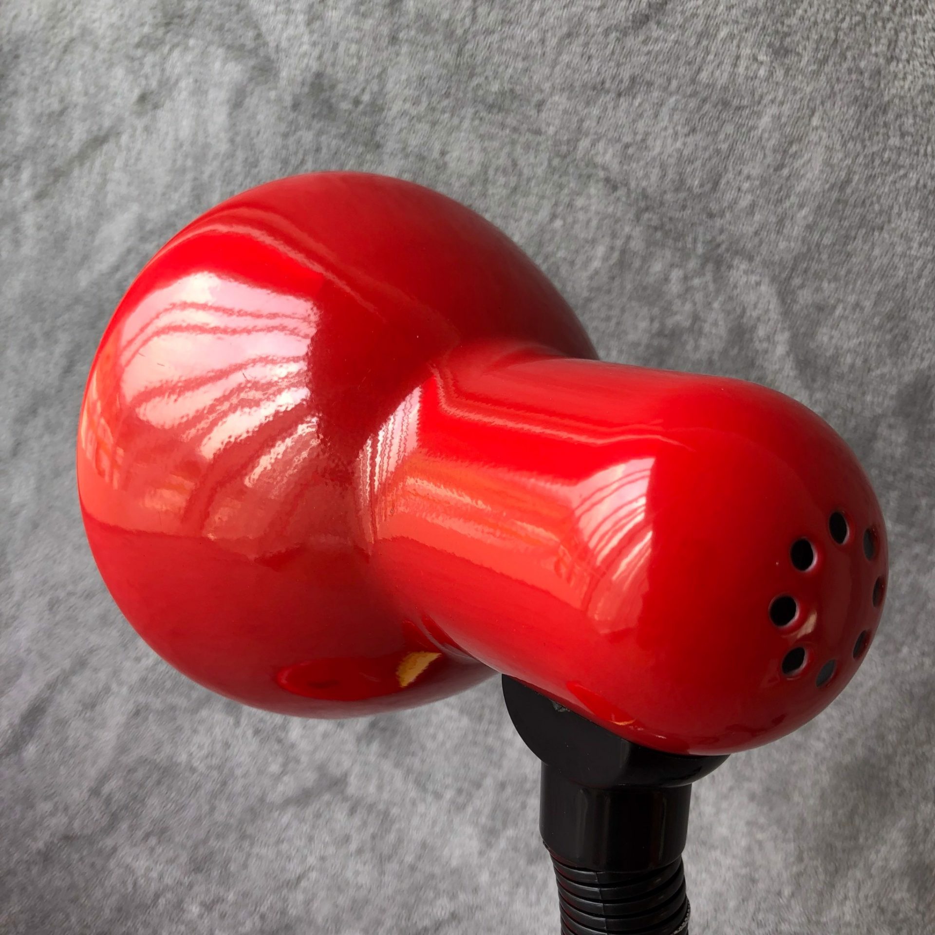 Đèn bàn kiểu chóa sắt 4W màu đỏ đen Điện Quang DKL03 3 Dkl03 62236029 3