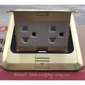 Ổ cắm âm sàn LiOA Loại vuông (LP001 + LC2U3)