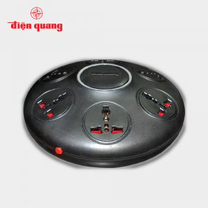 Ổ cắm Điện Quang ESK.106 W (Kiểu UFO 6 lỗ 3 chấu) (Sao chép)