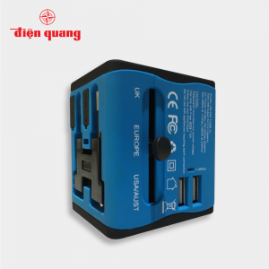 Ổ cắm du lịch Điện Quang ESK TV06 2U R (2 cổng USB) (Sao chép)