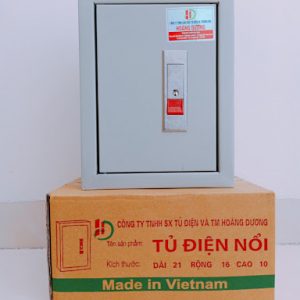 Tủ điện nổi trong nhà TH kiểu khóa bật 21x16x10cm 6 Th 21x16x10 2