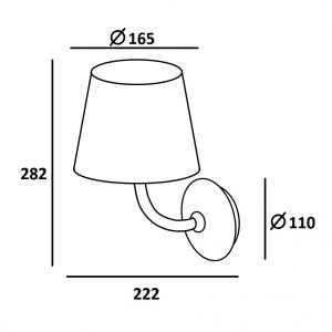 Đèn LED gắn tường ngoài trời 7W 3000K vàng Panasonic NBL1791 7 Đèn Gắn Tường Ngoài Trời Dùng Bóng NBB1466 (Sao chép)
