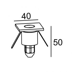 Đèn LED Chiếu Chân Âm Tường Panasonic NSL2102 Ánh Sáng Vàng 5 Đèn LED chiếu chân âm tường NSL2101 Ánh Sáng Vàng (Sao chép)