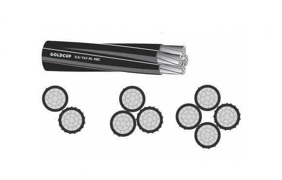 Cáp nhôm vặn xoắn 2 ruột 0.6/1kV - AL/XLPE Goldcup GC AE 2X25R2-0.6-ABC 1 P55 580x370