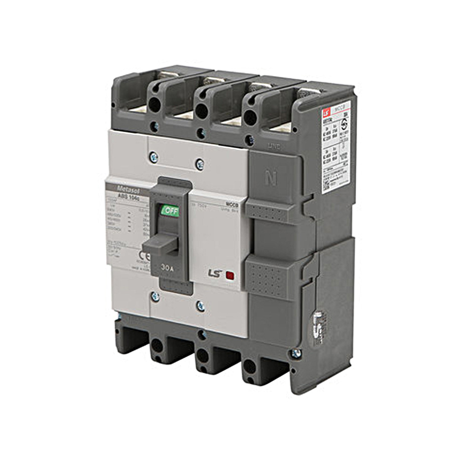 Aptomat/Cầu dao MCCB 4P 42kA LS ABS104c 40A 1 Aptomat Ls Abs104c 40a