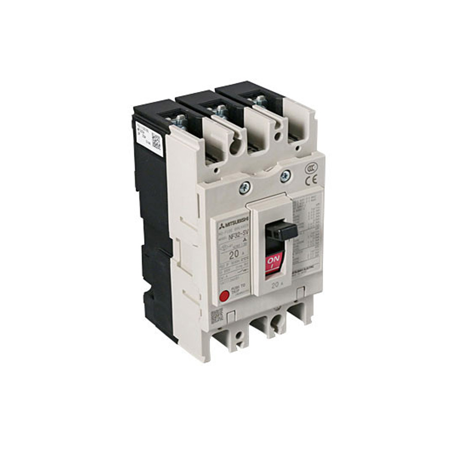 Aptomat MCCB 3 pha 45-63A 50kA Mitsubishi NF125-LGV 3P 45-63A 1 Aptomat Mitsubishi Nf125 Lgv 3p 35 50a