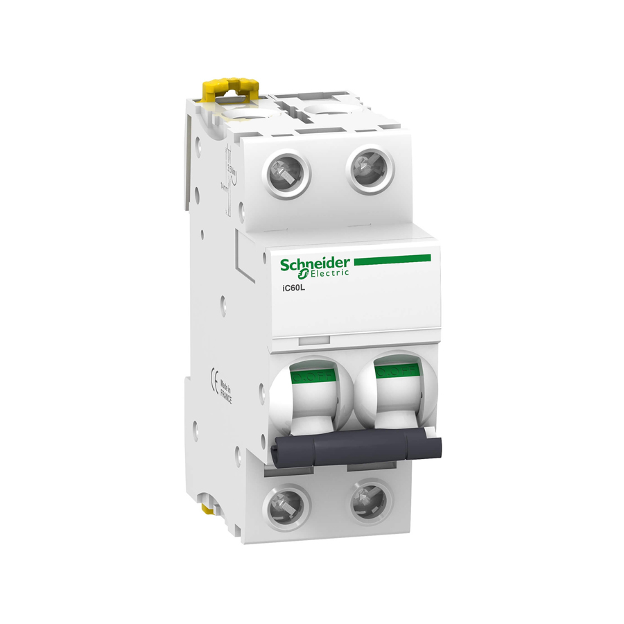 Aptomat MCB Acti9 IC60L 2P 63A 15kA 230VAC Schneider A9F94263 1 Aptomat Schneider A9f94263
