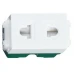 Ổ Cắm Đơn Wide Series Panasonic WEV1081SW/WEV1081-7SW 2 Ổ Cắm Đơn Wide Series Panasonic WEV1081SW/WEV1081-7SW - Ảnh 2