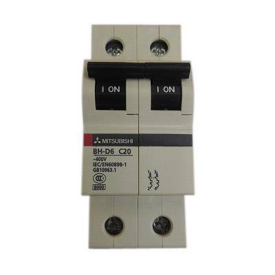 Aptomat MCB 2P 6kA Mitsubishi BH-D6 2P 0.5A 1 Aptomat Mitshubishi Bh 2p D6 0 5a