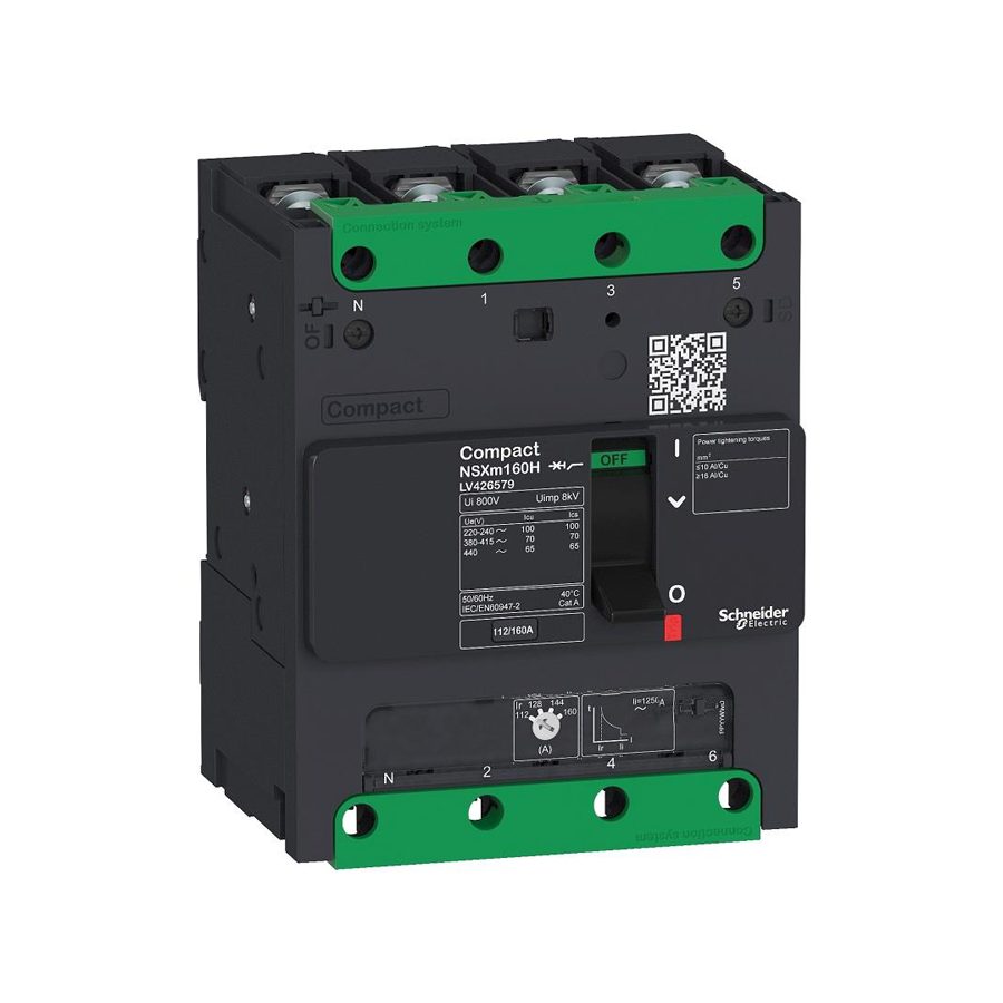 Aptomat compact NSX 4P 125A 25kA 415V Schneider LV426268 1 Aptomat Schneider Lv426268