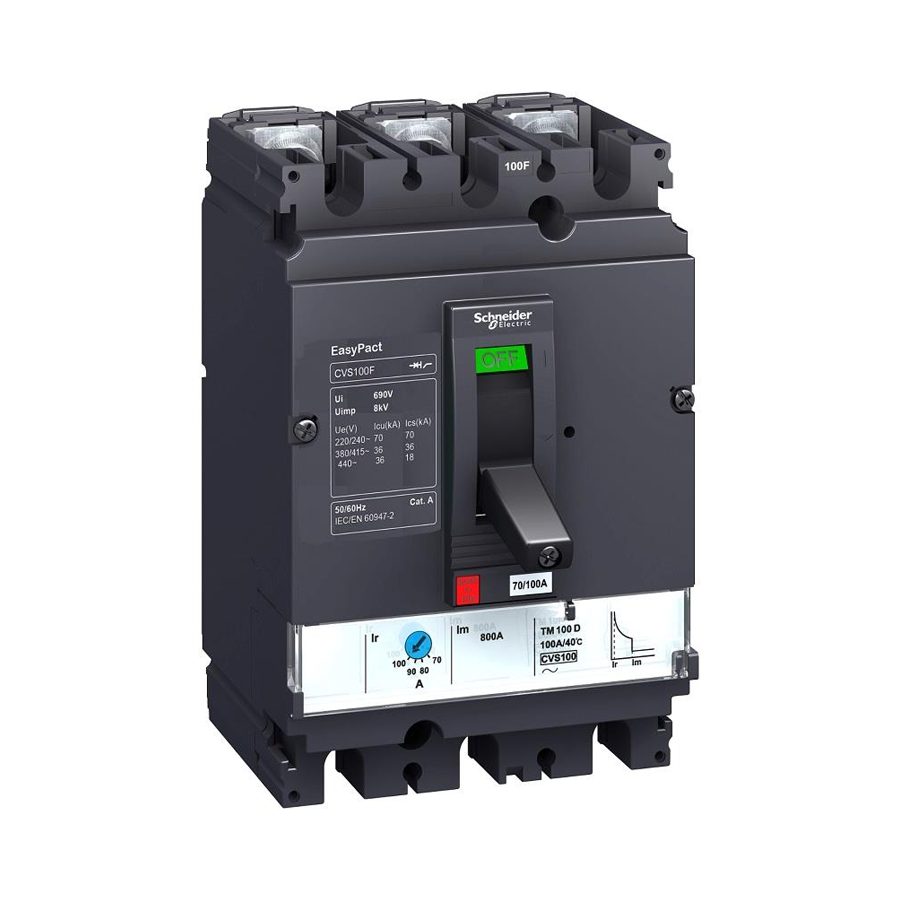 Aptomat Easy CVS100F 3P 16A 36kA 415V Schneider LV510330 1 Aptomat Schneider Lv510330