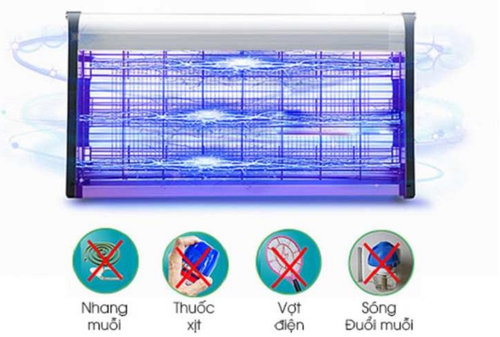 Đèn bắt muỗi có tốn điện hay không? 2 Den Bat Muoi Co Ton Dien Khong Co An Toan Khong 2