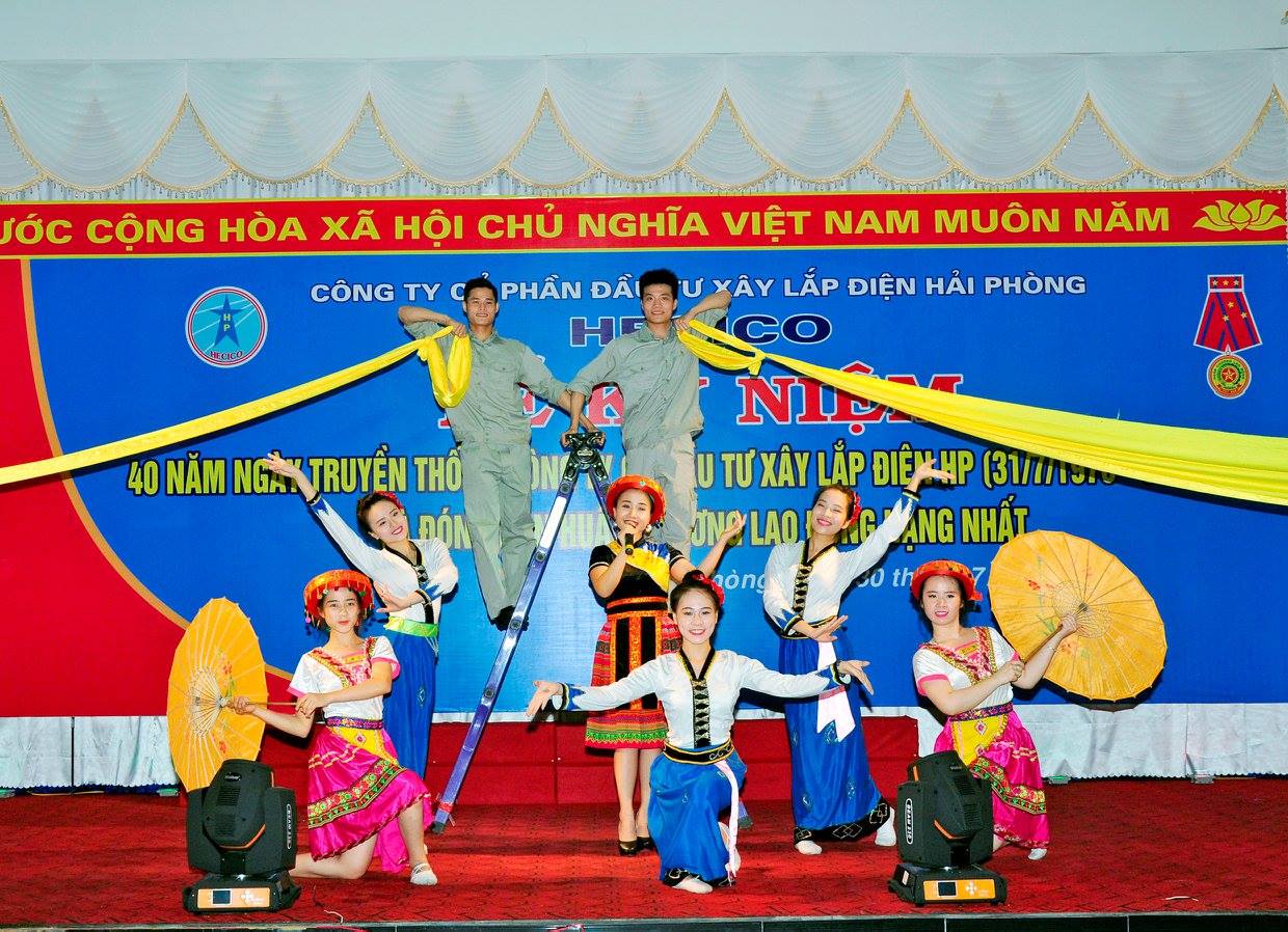 Lễ kỉ niệm 40 năm thành lập công ty CP xây lắp điện Hải Phòng - Hecico H2