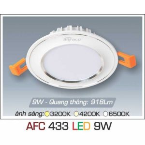 đèn Downlight Am Tran Anfaco Afc 433 9w 1c