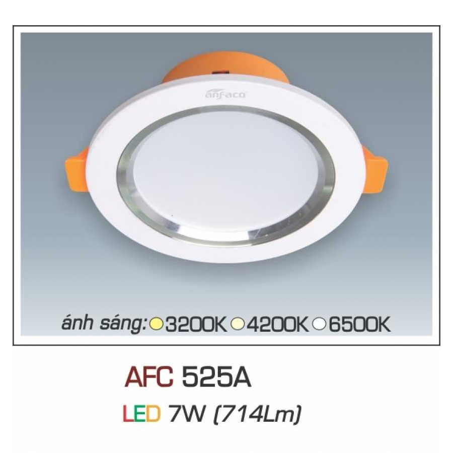 Đèn Downlight âm trần Anfaco AFC 525A 7W 1 đèn Downlight Am Tran Anfaco Afc 525a 7w