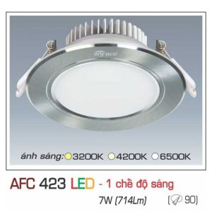 đèn Downlight Am Tran Anfaco Afc 423 7w 1c