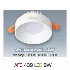 đèn Downlight Am Tran Anfaco Afc 439 9w
