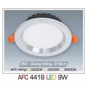 đèn Downlight Am Tran Anfaco Afc 441b 9w 1c