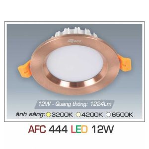 đèn Downlight Am Tran Anfaco Afc 444 12w 1c