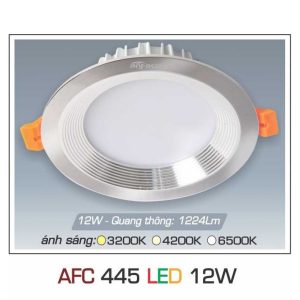 đèn Downlight Am Tran Anfaco Afc 445 12w 1c
