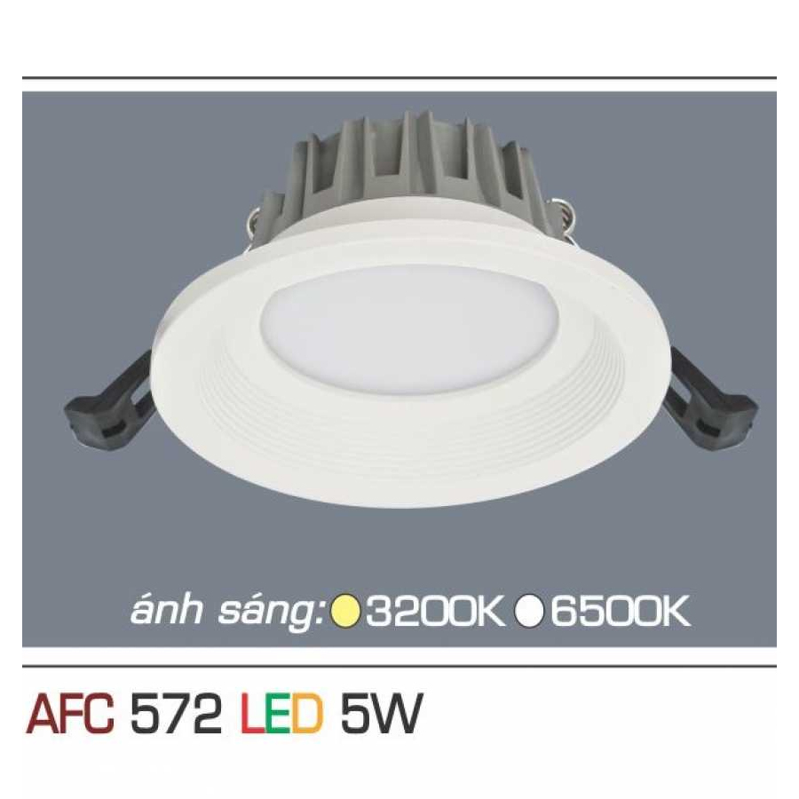 Đèn Downlight âm trần Anfaco AFC 572 5W 1 đèn Downlight Am Tran Anfaco Afc 572 5w