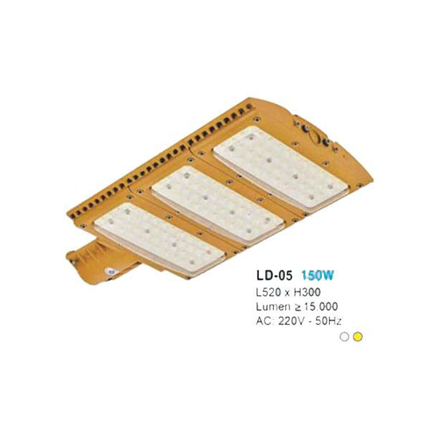 Đèn Đường Led Hufa cao cấp 150W LD-05 1 Den Duong Led Hufa Cao Cap 150w Ld 05