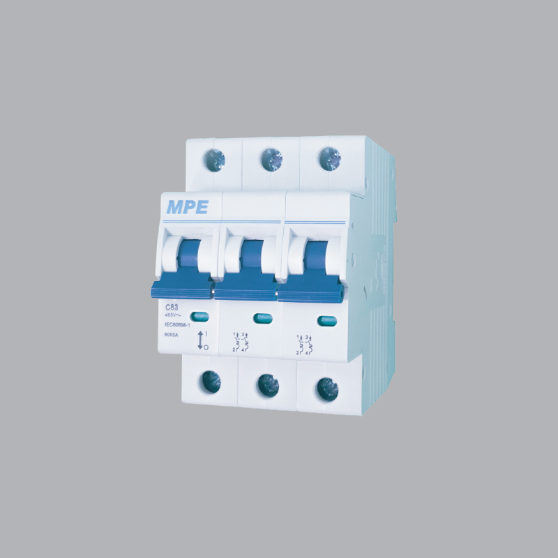 Cầu dao tự động MCB 3P 25A 6KA MPE có mã MP6-C325 1 Cầu dao tự động MCB 3P 25A 6KA MPE có mã MP6-C325
