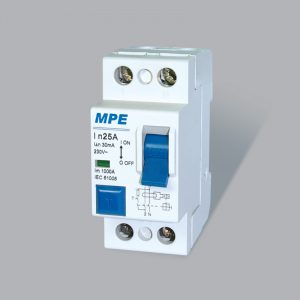 Cầu dao bảo vệ dòng rò 2P 25A 30mA MPE có mã MEL-30/225