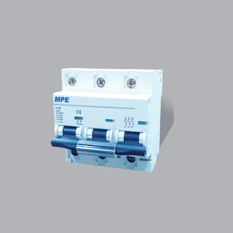 Cầu dao tự động MCB 3P 80A 10KA MPE có mã MP10-C380 1 Cầu dao tự động MCB 3P 80A 10KA MPE có mã MP10-C380
