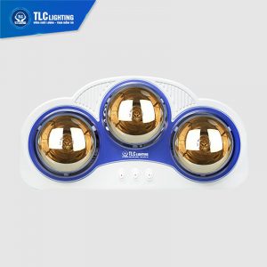 Đèn sưởi nhà tắm 3 bóng vàng TLC Lighting TLC SNT 22 BV03