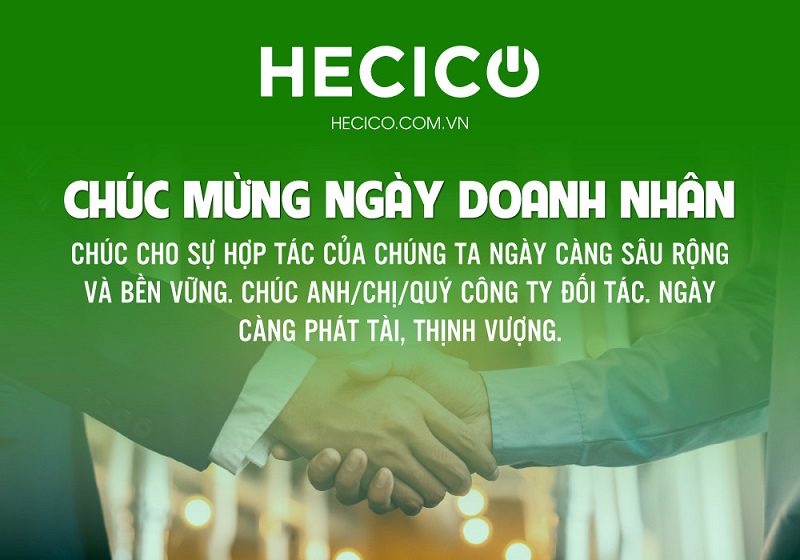 Thiết bị điện Hecico chúc mừng ngày doanh nhân Việt Nam