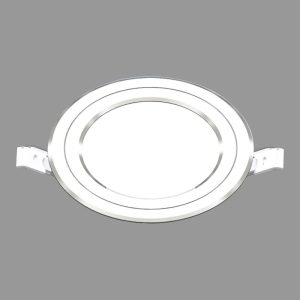 Đèn Downlight 3s seri viền bạc 9W vàng Nanoco NDL093S90