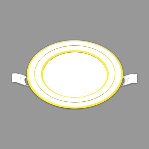 Đèn Downlight 3s seri viền vàng 9W trung tính Nanoco NDL094G90