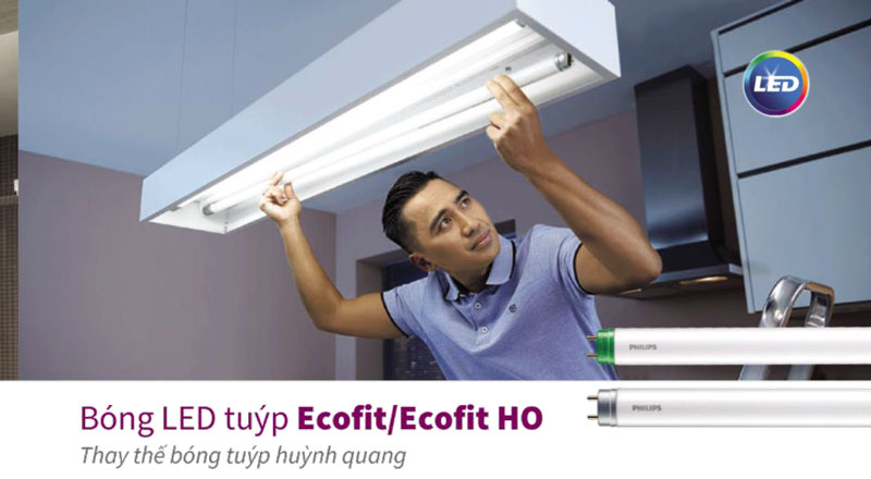 Tuổi thọ của bóng đèn Led tuýp Philips cao
