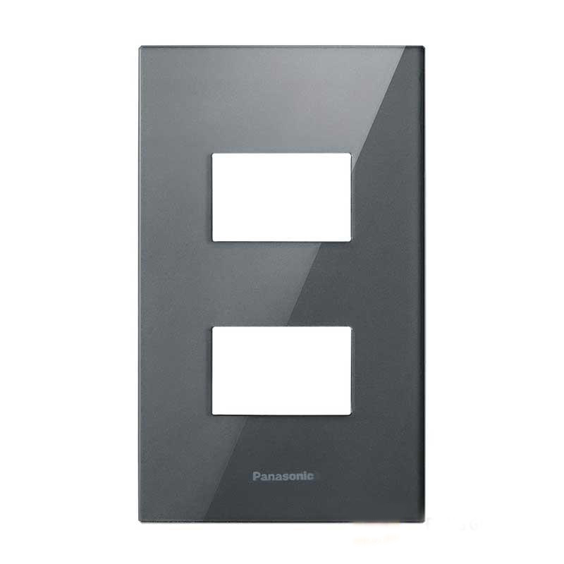Mặt dùng 2 thiết bị nhựa acrylic Panasonic WEGH6802CYH VN 1 Mặt dùng 2 thiết bị nhựa acrylic Panasonic WEGH6802CYH VN