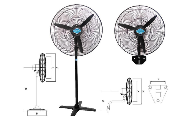 Review quạt cây công nghiệp Komasu 650 có tốt không? 2 Đặc điểm nổi bật của quạt cây công nghiệp Komasu 650