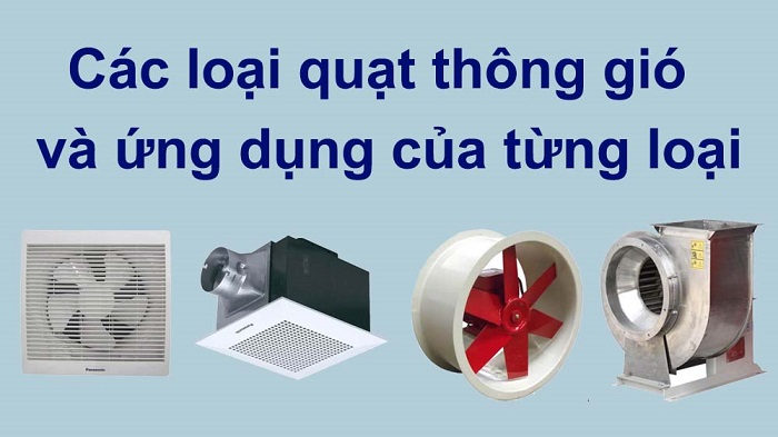 Quạt hút thông gió có những loại nào trên thị trường?