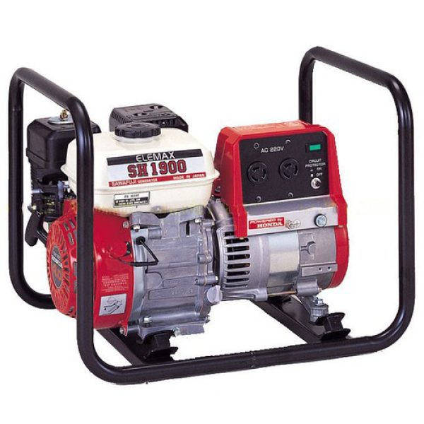 Máy phát điện Honda ELEMAX SH1900 (1KW, xăng, 1 pha, 1.3-1.9 KVA) 1 Máy phát điện Honda ELEMAX SH1900