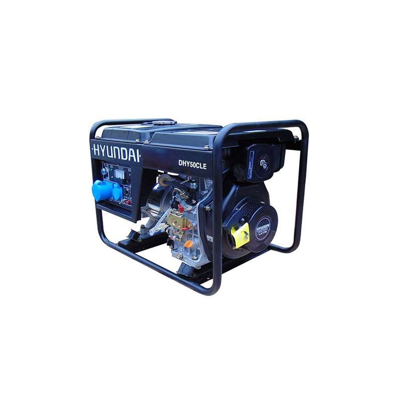 Máy phát điện Hyundai DHY-50CLE (4.2KW, dầu, 1 pha) 1 Máy phát điện Hyundai DHY-50CLE (dầu, 1 pha, 4.2KW)