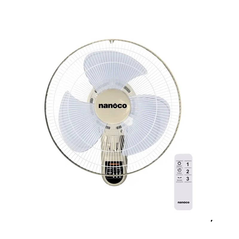 Quạt treo tường remote 47W beige Nanoco NWF1612RC-BE 1 Quạt treo tường remote 47W beige Nanoco NWF1612RC-BE