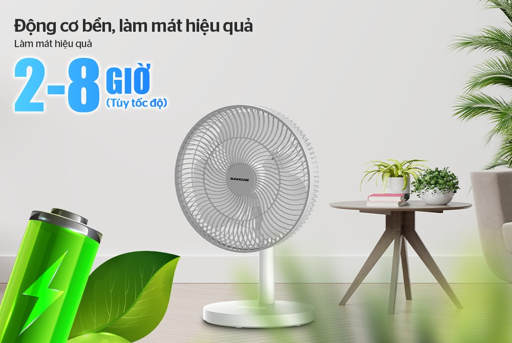 QUẠT SẠC SUNHOUSE SHD7115 5 QUẠT SẠC SUNHOUSE SHD7115 - Ảnh 5