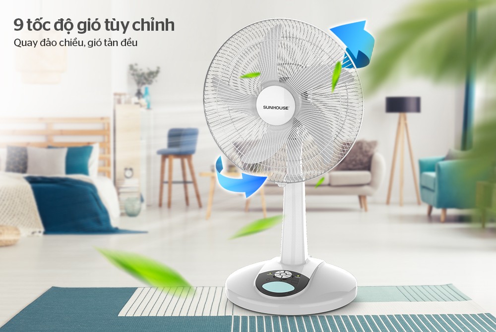 QUẠT SẠC SUNHOUSE SHD7228 4 QUẠT SẠC SUNHOUSE SHD7228 - Ảnh 4