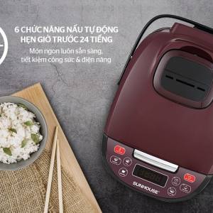 NỒI CƠM ĐIỆN TỬ 1.8L SUNHOUSE SHD8909 12 NỒI CƠM ĐIỆN TỬ 1.8L SUNHOUSE SHD8909