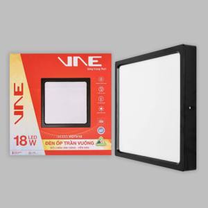 Đèn ốp trần vỏ đen kim loại Vuông/Tròn VOT18-Đ-VS-3M/VOT18-Đ-TS-3M VNE 7 Đèn ốp trần vỏ đen kim loại Vuông/Tròn VOT18-Đ-VS-3M/VOT18-Đ-TS-3M VNE