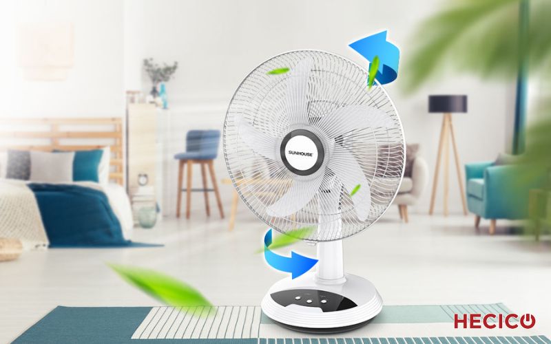 Lợi ích của quạt tích điện