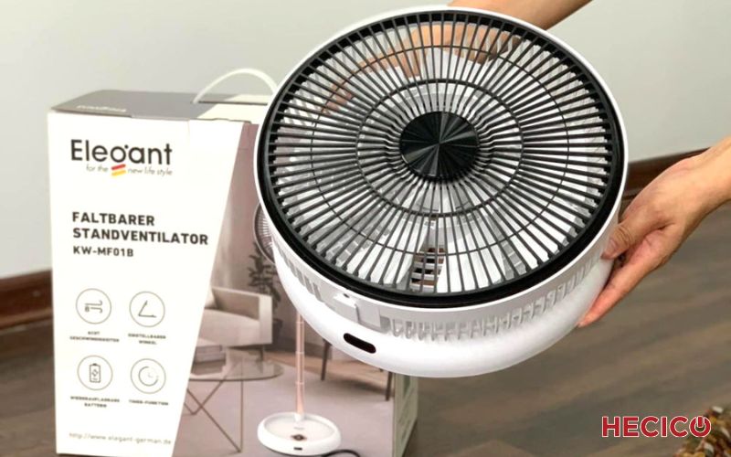 Quạt tích điện gấp gọn là gì?